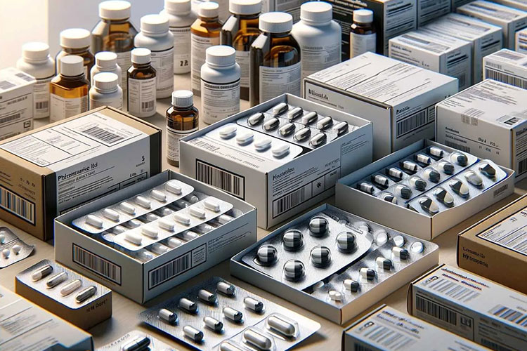 Pharmazeutische Etiketten