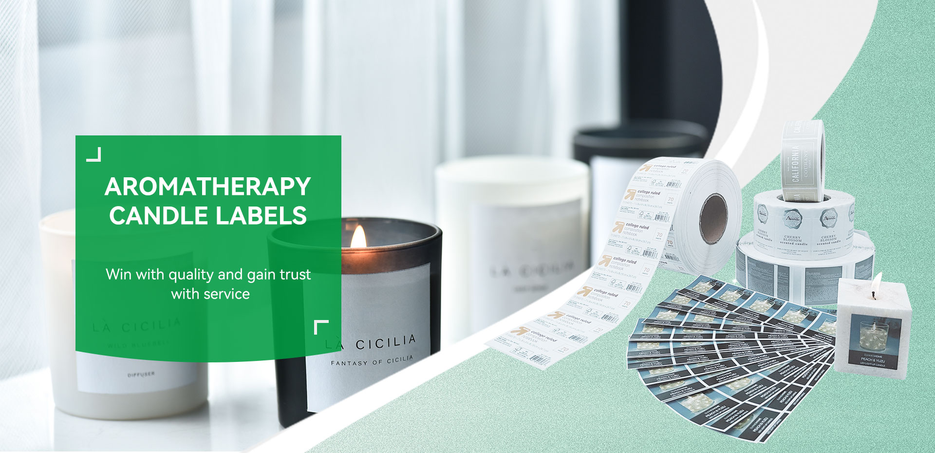 Aromatherapie Kerze Multi-Layer-Etiketthersteller