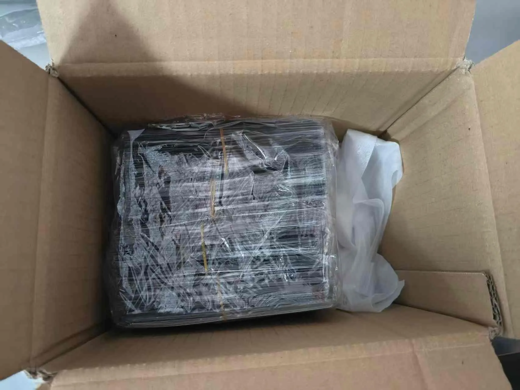 Die Kreditkarten-Skin-Bestellung wurde versandt