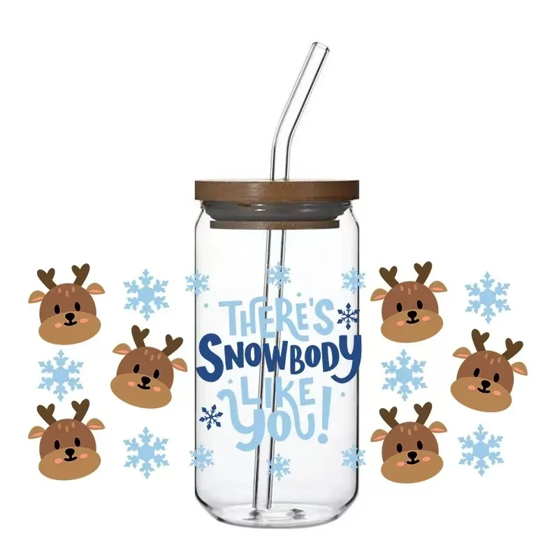 Was sind Anwendungshinweise für 16-Unzen-Glasbecher-Transferaufkleber?