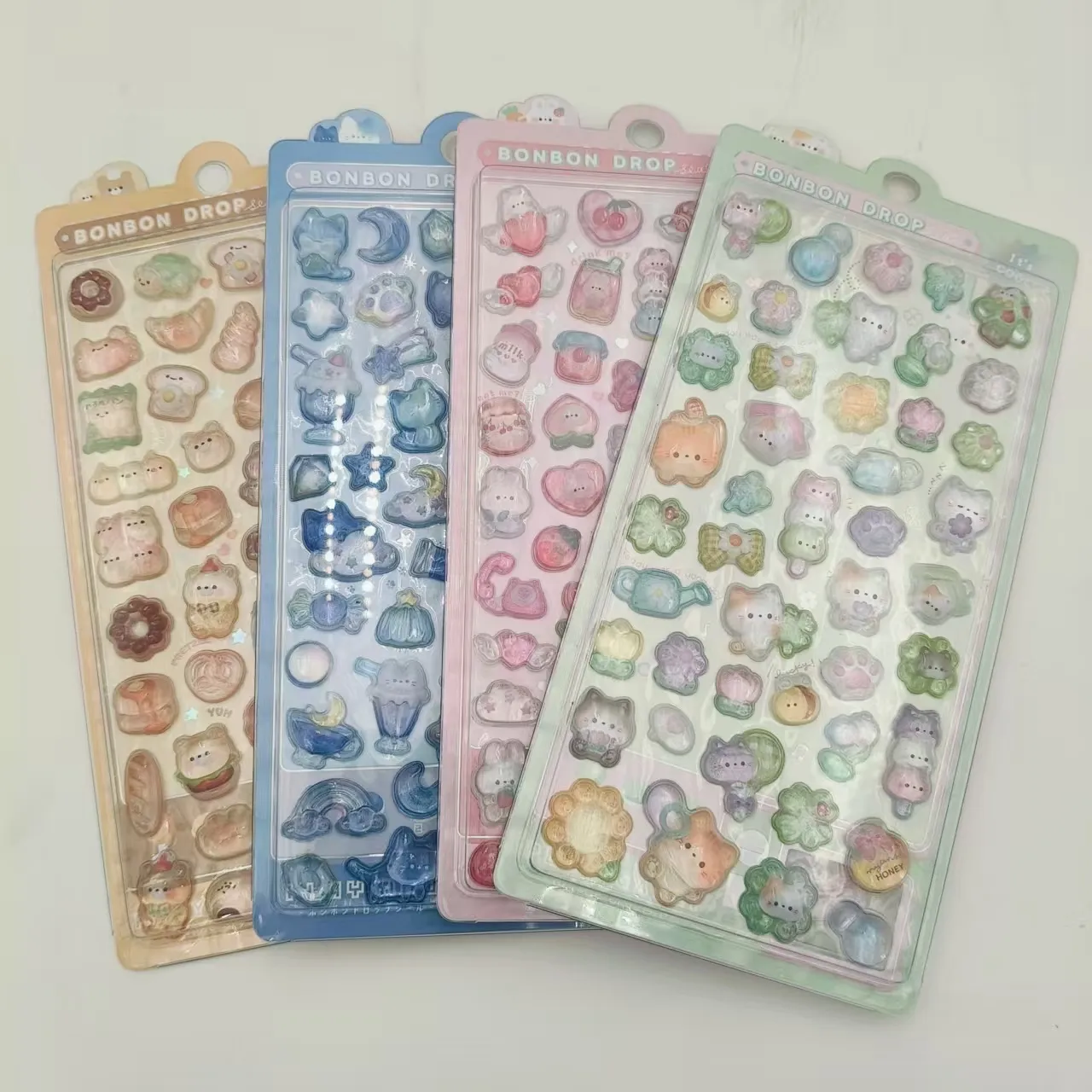 3D-Relief-Kinderaufkleber sind versandfertig