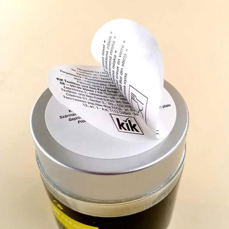 Farbige mehrschichtige Etiketten