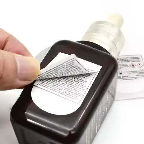 Kosmetische Mehrschichtetiketten