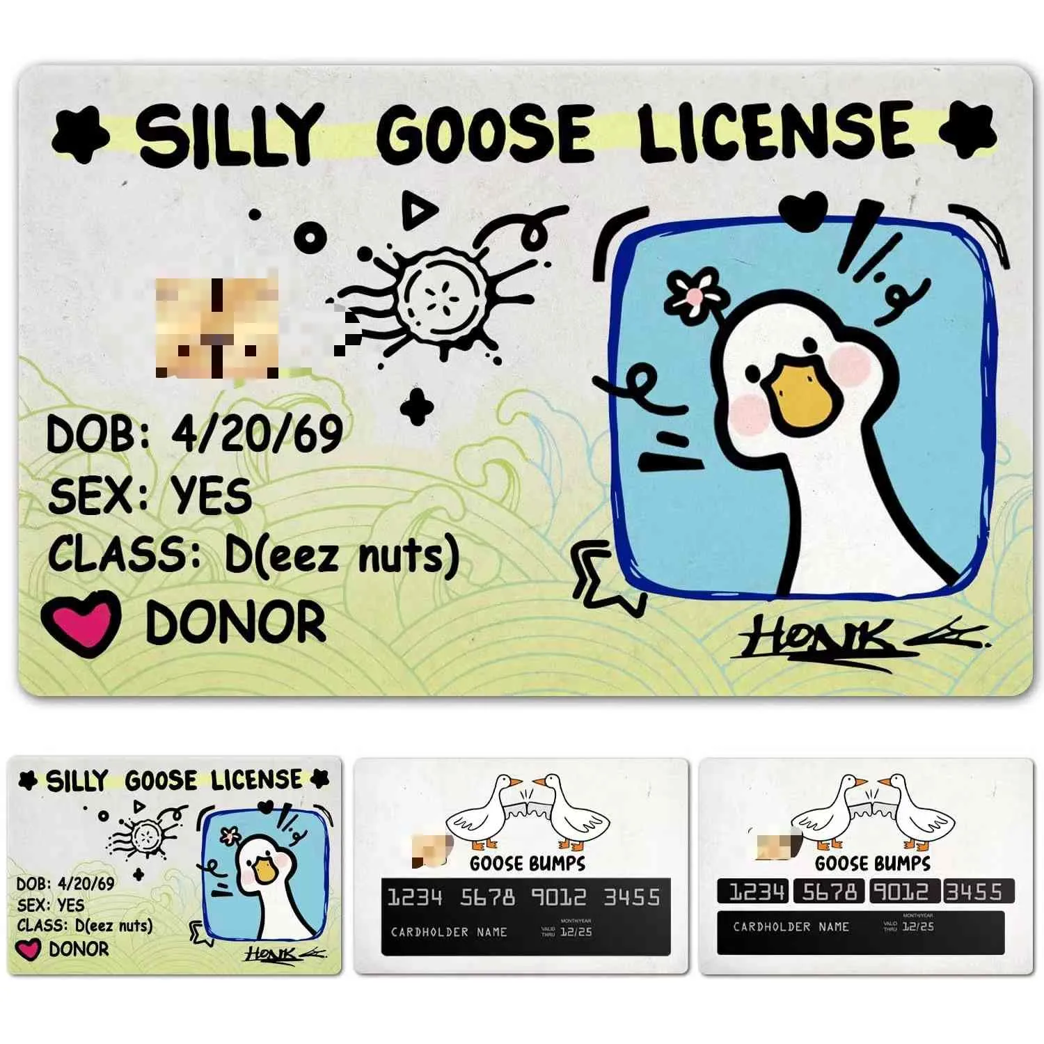 Kreditkarten-Hautaufkleber