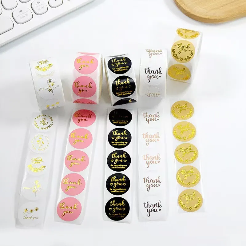Goldfolienetikett