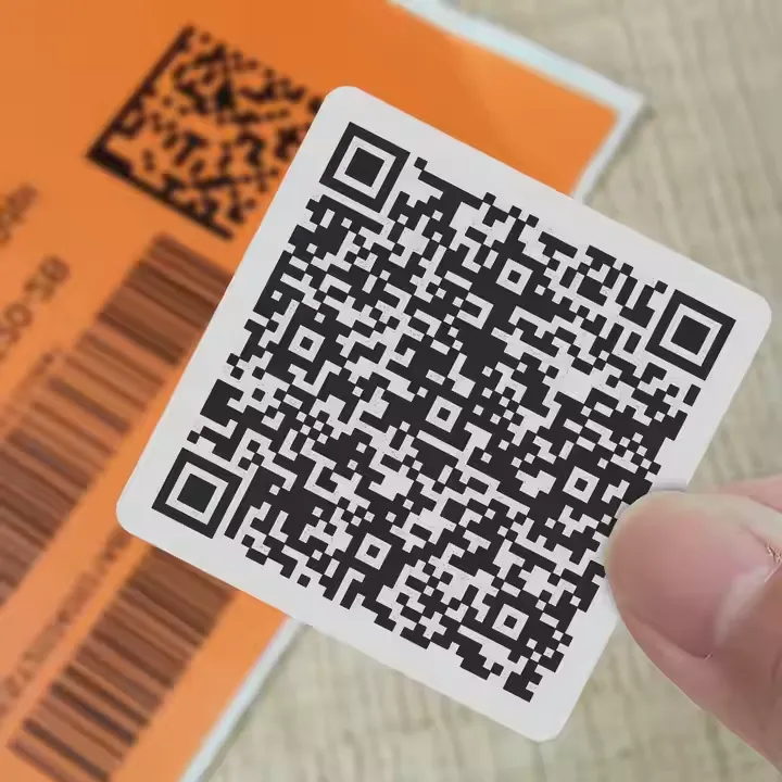 QR -Code -Etikett