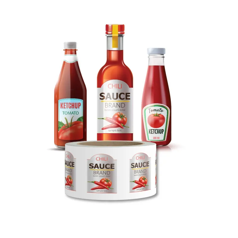 Saucenflaschenetikett