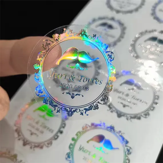 Transparentes holographisches Etikett